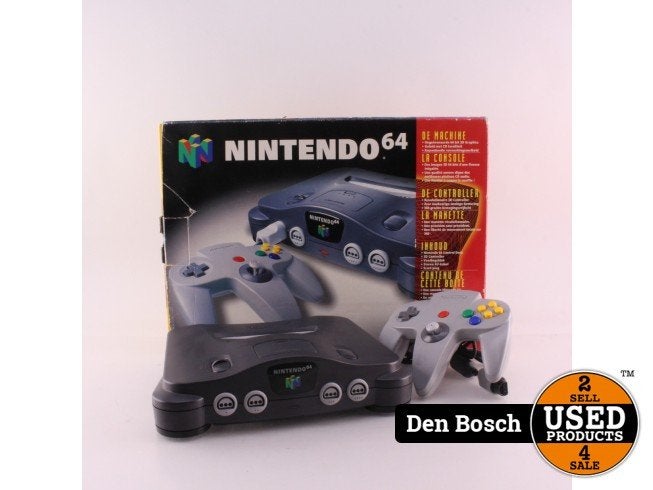 Nintendo 64 Grijs | In doos | A-Grade, Spelcomputers en Games, Nintendo, Zo goed als nieuw, Support@nintendo.com, 11-1 Hokotate-cho, Kamitoba, Minami-ku
Kyoto 601-8501
Japan