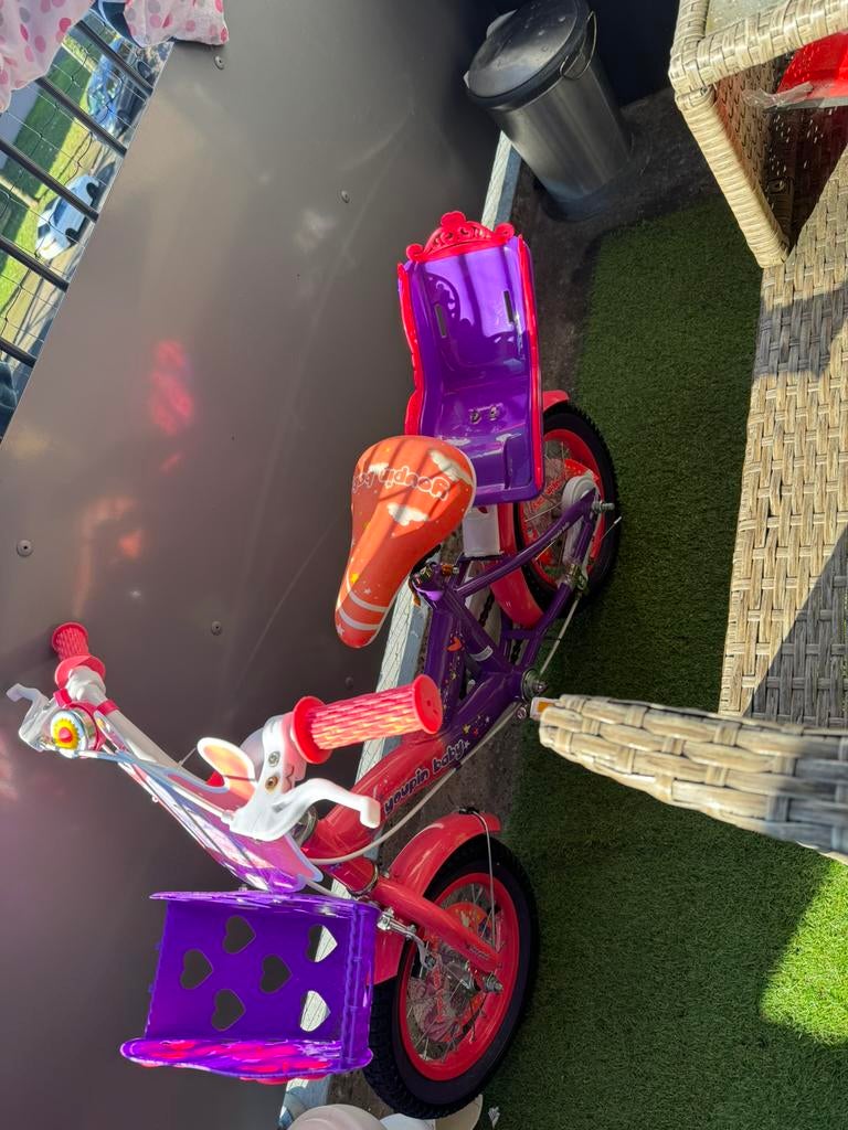 Kinderfiets, Ophalen, Zo goed als nieuw, 14 inch of minder, Handrem
