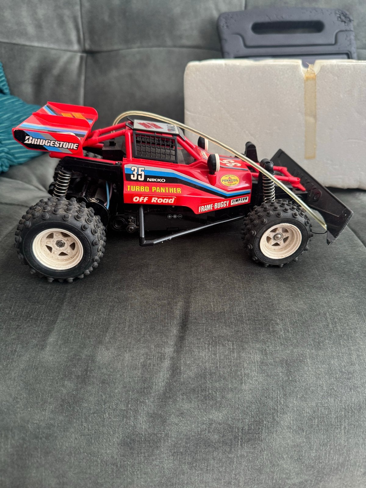 Nikko Turbo Panther RC Buggy - Vintage met doos, Hobby en Vrije tijd, Modelbouw | Radiografisch | Auto's, Elektro, Gebruikt, Auto offroad