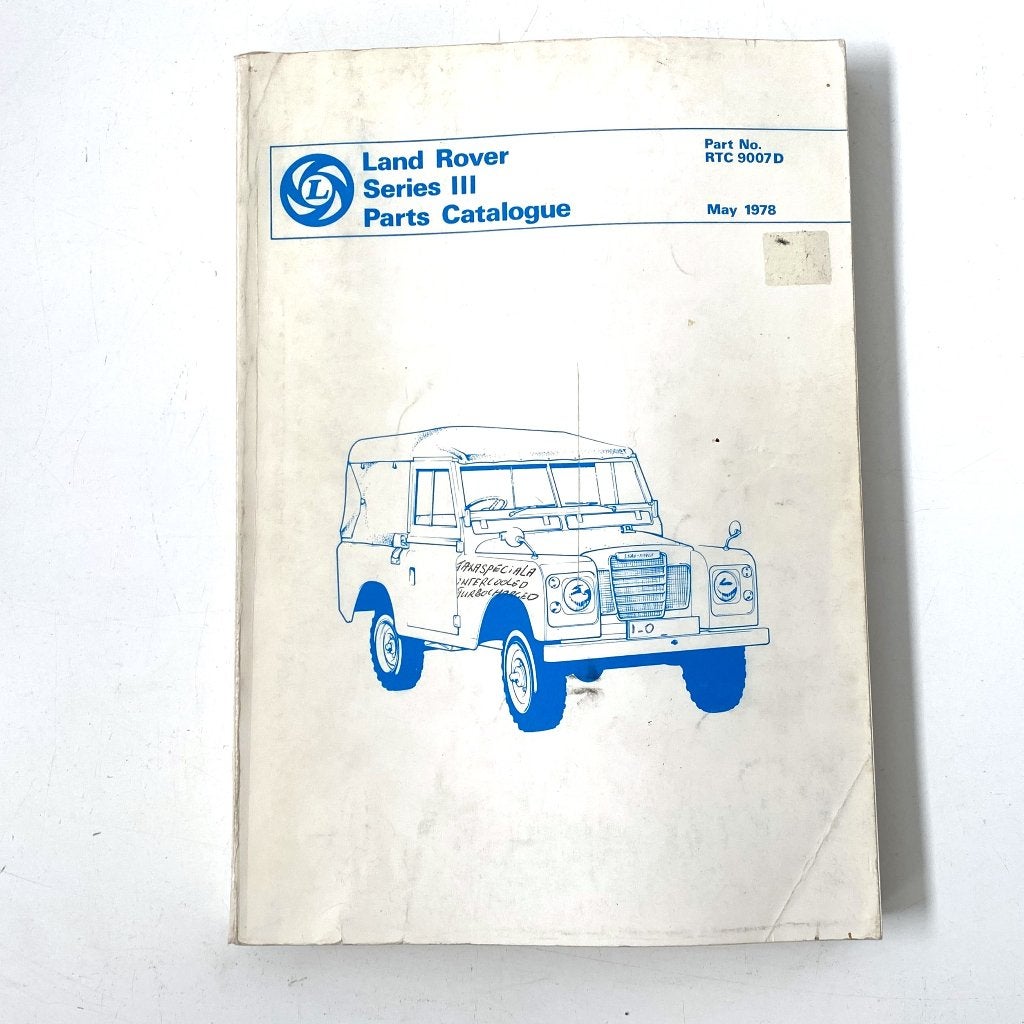 Land Rover series III parts catalogue 1978, Verzenden, Gelezen, Overige merken