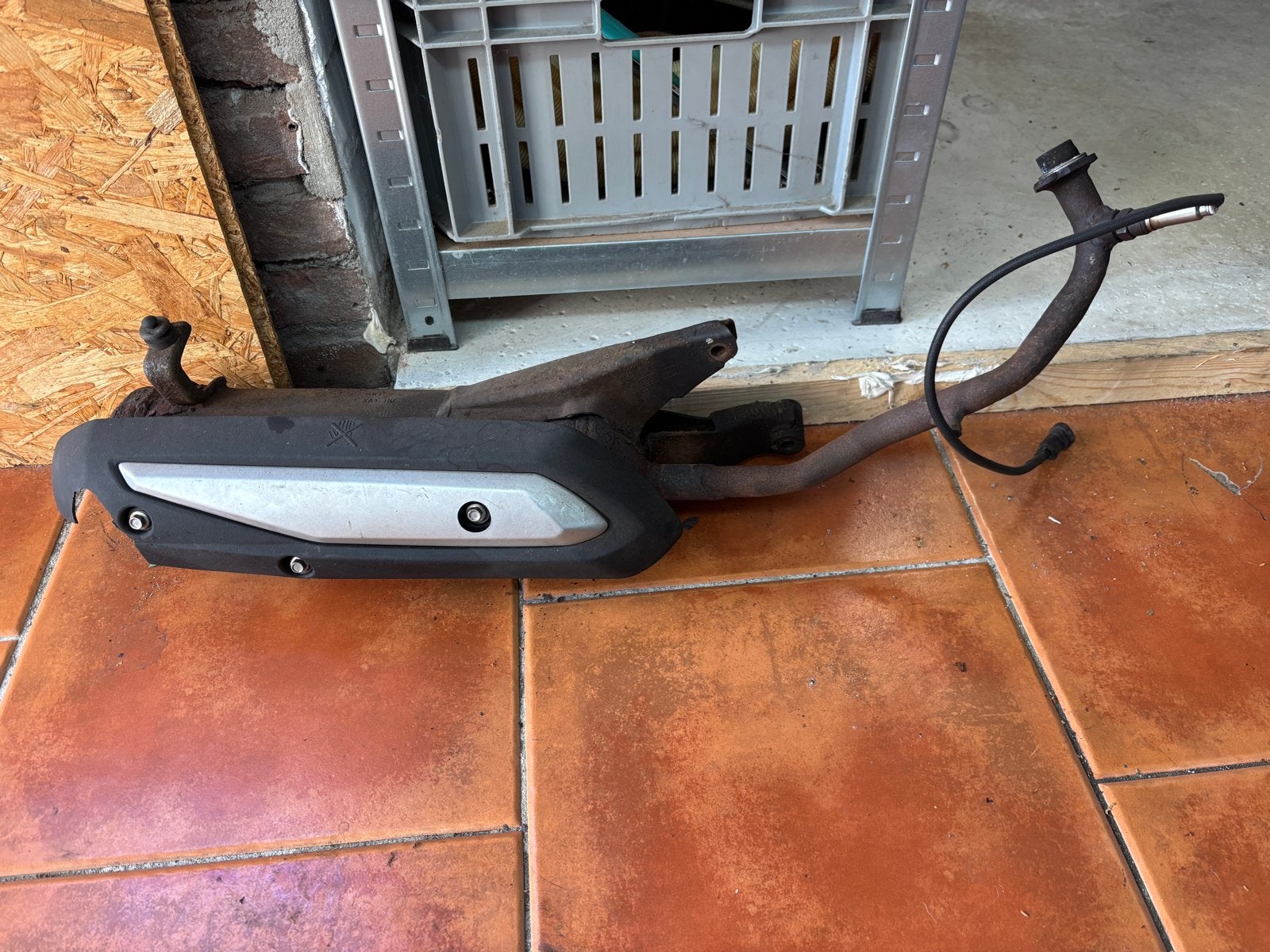 Sym Orbit 3 Scooter Onderdelen - Uitlaat, Motorblok, Schokbr, Ophalen, Gebruikt, Uitlaat, SYM