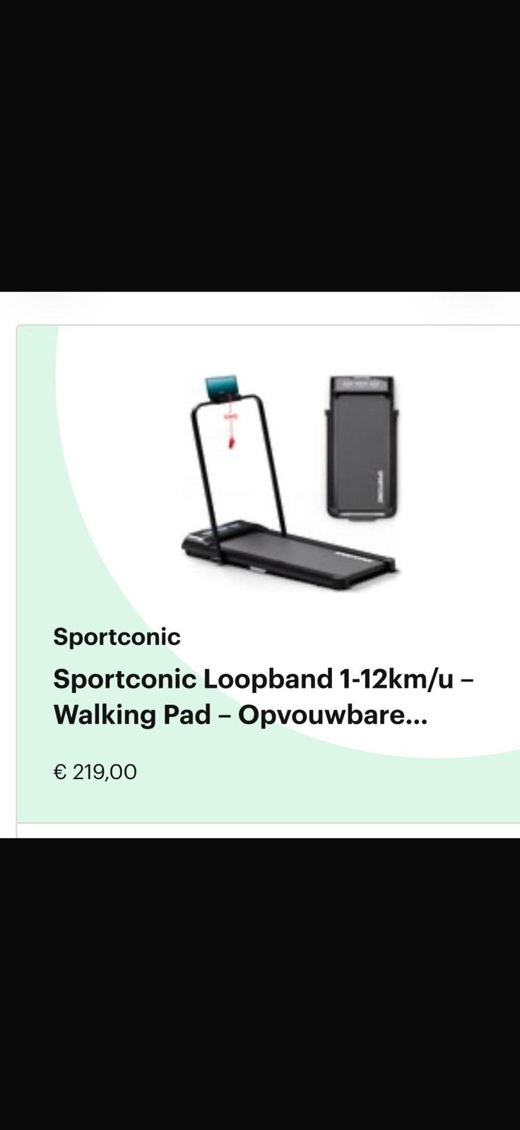 Sportconic Loopband ST1501 - Zo goed als nieuw, Ophalen of Verzenden, Zo goed als nieuw, Metaal, Loopband