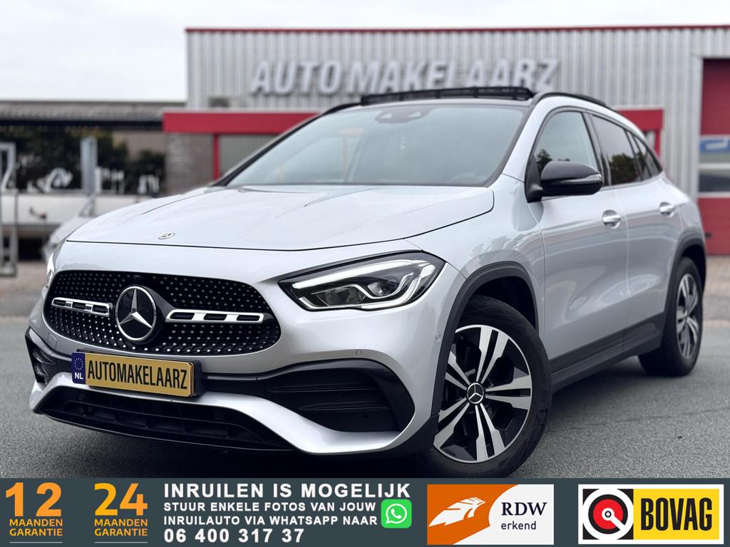 Mercedes-Benz GLA-klasse 220 d AMG PANO SFEER | ZO GOED ALS, Auto's, Mercedes-Benz, 12 maanden, Gebruikt, Parkeerassistent, Leder en Stof