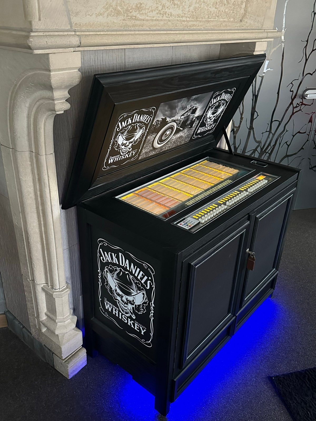 Jack Daniel's Jukebox met LED verlichting, Ophalen, Zo goed als nieuw, 1970 tot heden, Overige merken