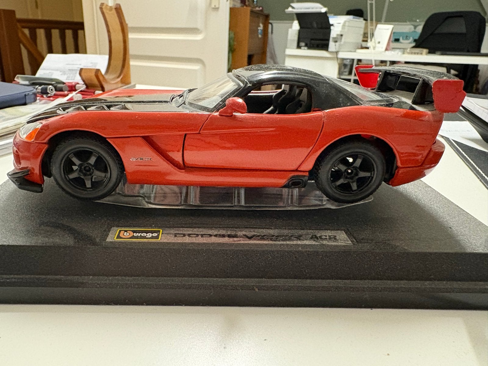 Burago Dodge Viper SRT10 ACR Modelauto 1:24, Ophalen of Verzenden, Zo goed als nieuw, Auto
