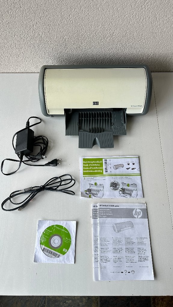 HP Deskjet D1560 – Printer (werking onbekend!), Gebruikt, Printer, Inkjetprinter, Kleur printen