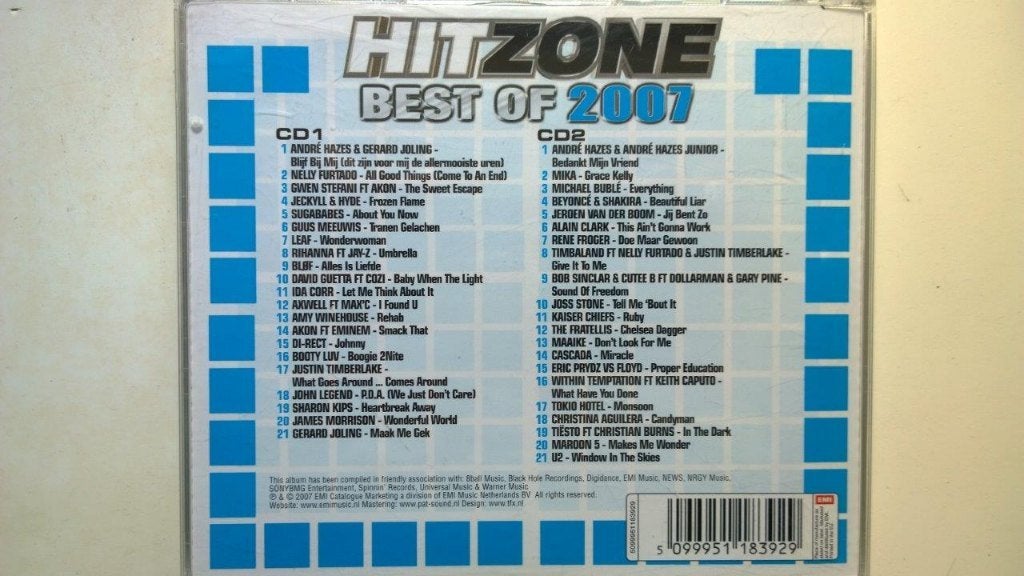 Hitzone Best Of 2007, Ophalen of Verzenden, Zo goed als nieuw, Pop, Album