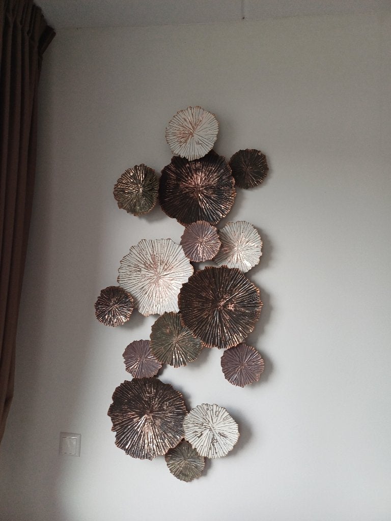 wanddecoratie bloemen, Ophalen, Zo goed als nieuw, 60 cm, 130 cm