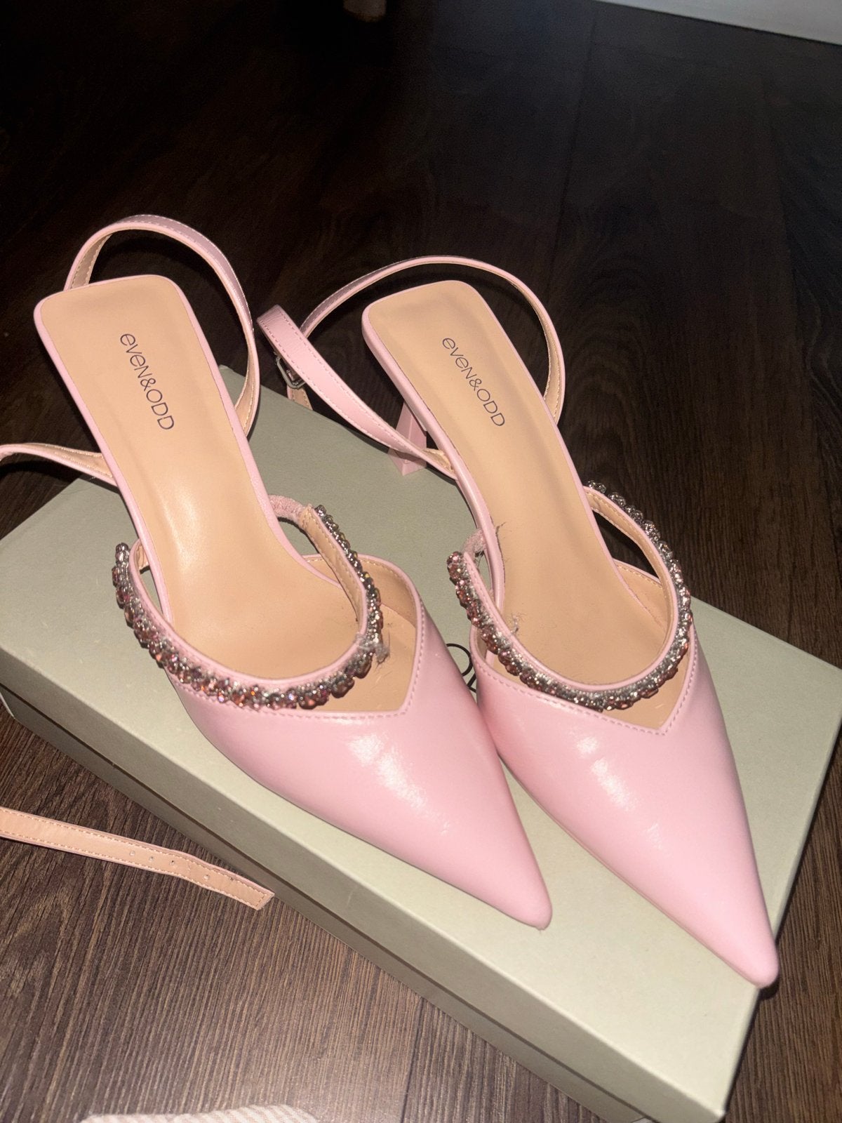 Nieuwe Roze Pumps met Strass Steentjes - Even&Odd, Kleding | Dames, Schoenen, Ophalen of Verzenden, Nieuw, Roze, Pumps