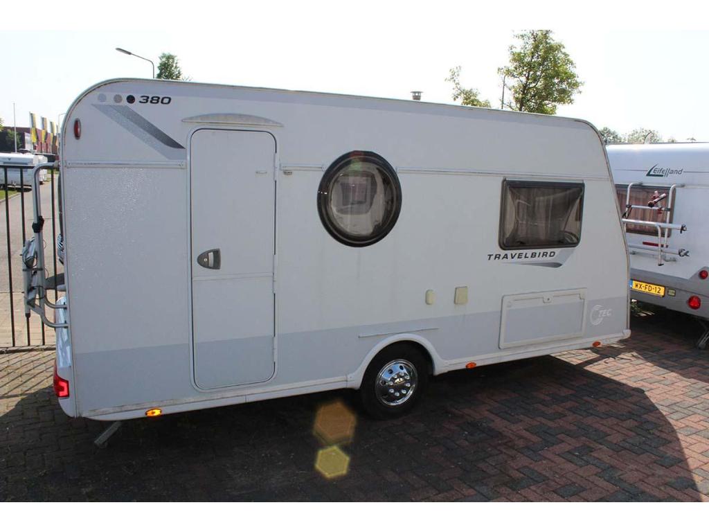 TEC Travel Bird 380 Compleet, lichtgewicht , zondag open!!, Caravans en Kamperen, Caravans, T.E.C., Bedrijf, Tot 4 meter, Dwarsbed