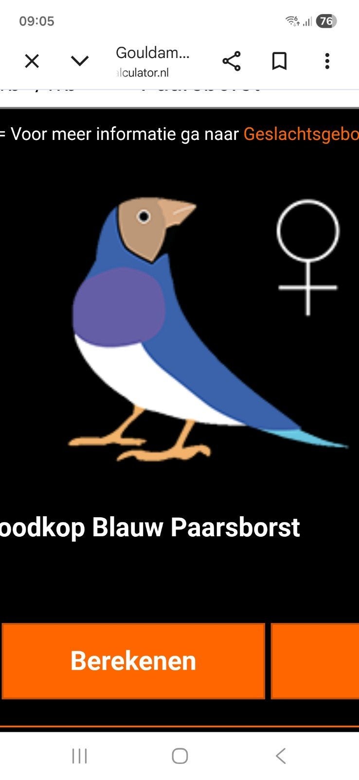 Gezocht blauwe gouldamadine poppen roodkop en oranjekop, Dieren en Toebehoren, Vrouwelijk