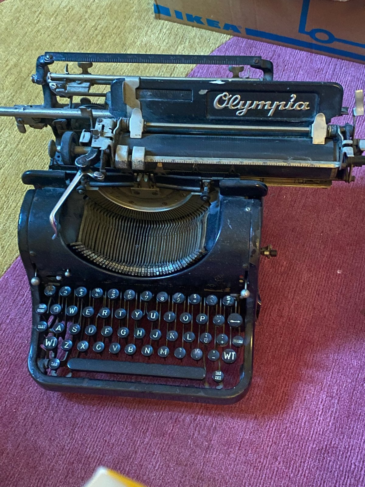 Retro Olympia typmachine, Diversen, Ophalen, Gebruikt