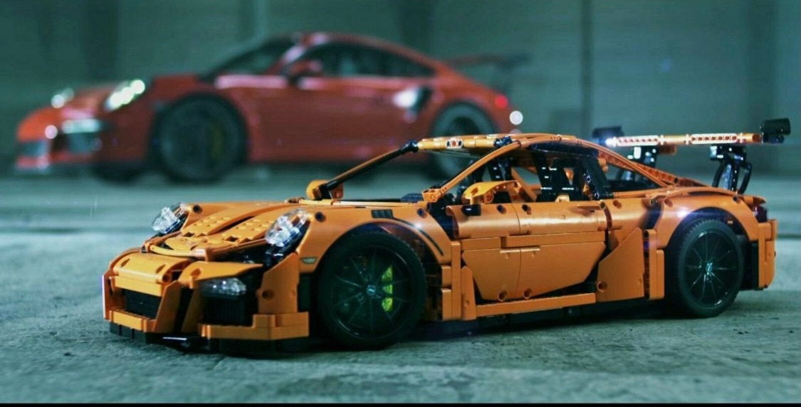 Porsche GT3 RS 42056 Lego technic, Lego, Ophalen of Verzenden, Zo goed als nieuw, Technic
