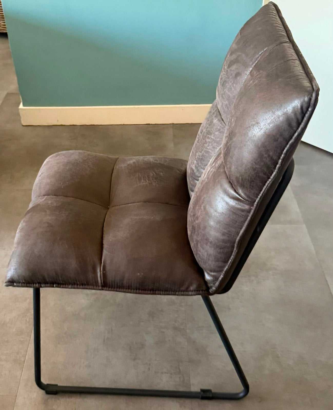 Eetkamerstoel Goossens 8x zgan!, Ophalen, Zo goed als nieuw, Vijf, Zes of meer stoelen, Stof