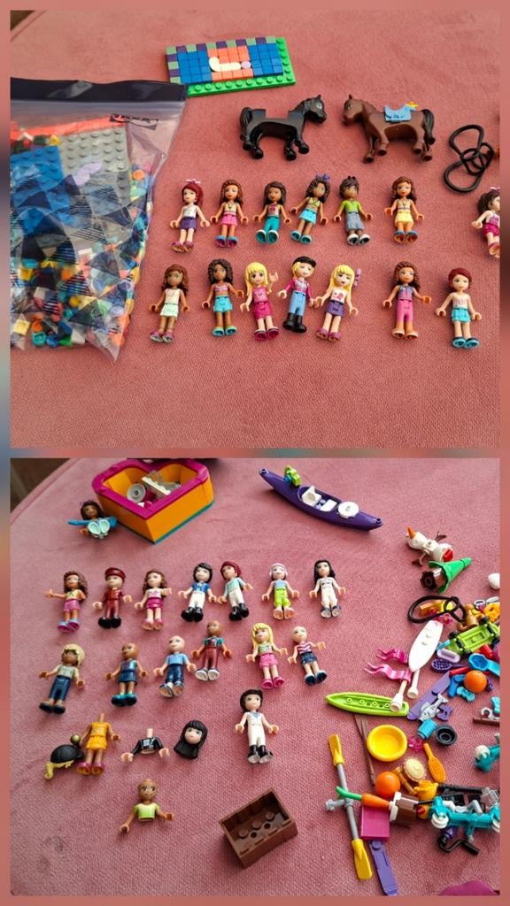 Lego friends poppetjes met accesoires en dots, Kinderen en Baby's, Speelgoed | Duplo en Lego, Ophalen of Verzenden, Gebruikt, Lego