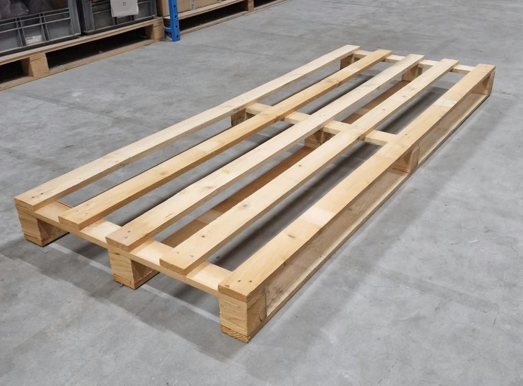 Lange transportpallet 80x210 cm, Doe-het-zelf en Verbouw, Ophalen, Gebruikt, Minder dan 25 mm, 200 tot 250 cm