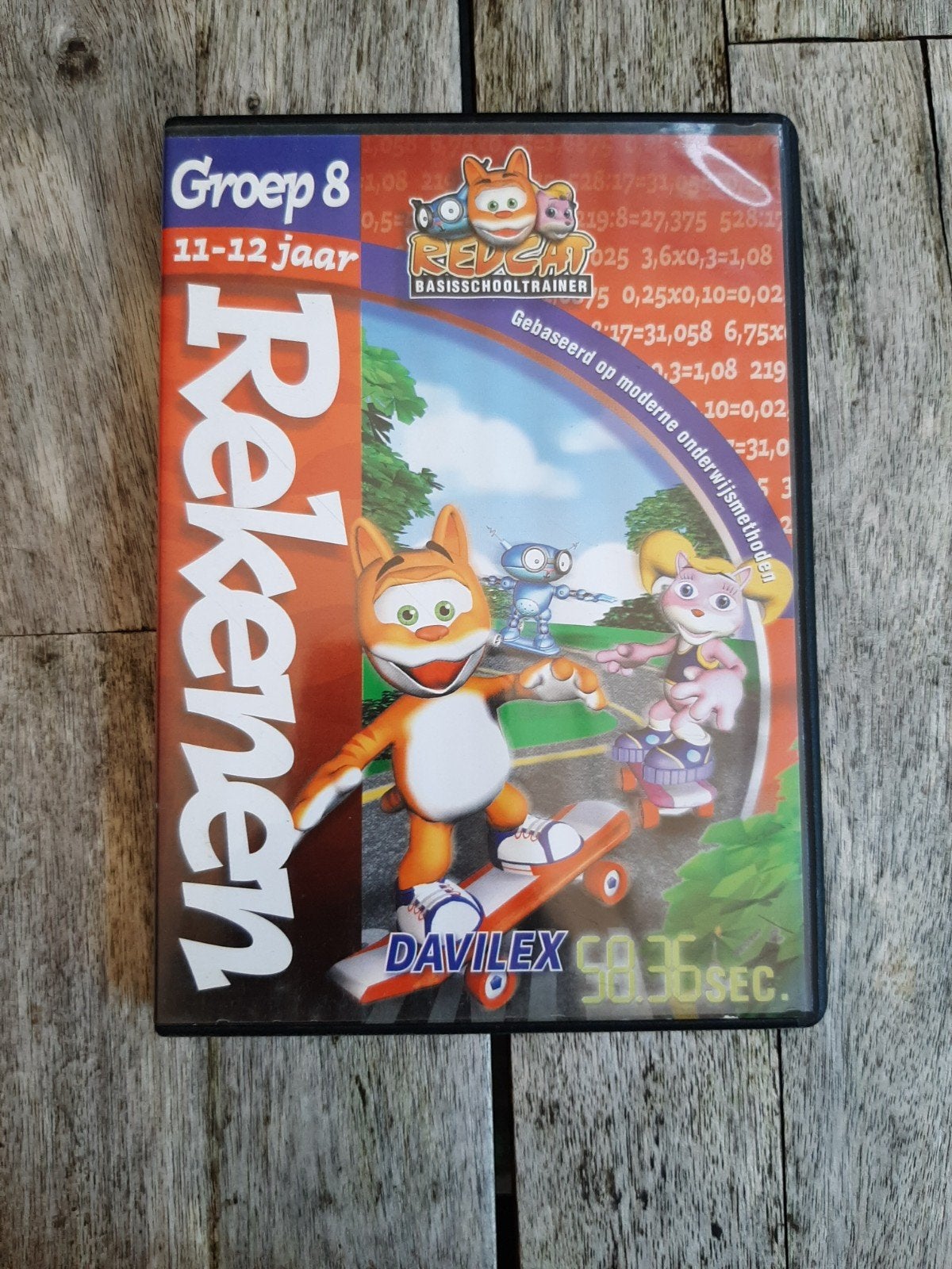 Redcat rekenen 11 12 jaar pc game computer spel, Spelcomputers en Games, 1 speler, Ophalen of Verzenden, Zo goed als nieuw, Mega Drive