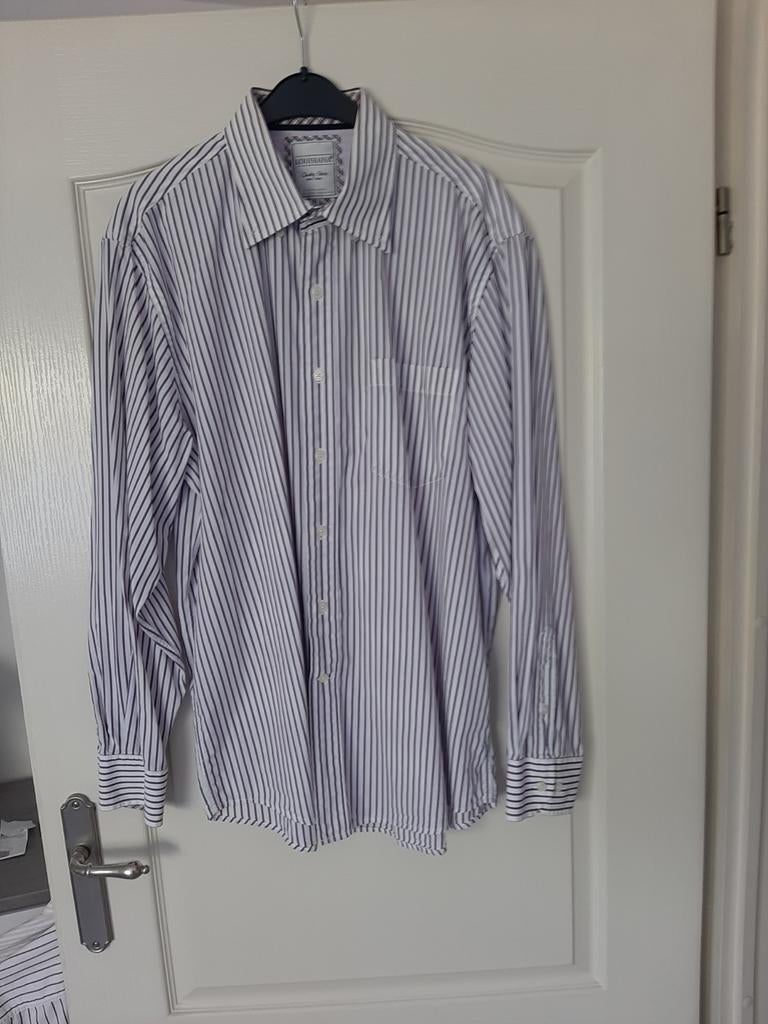 Louisiana Overhemd - Maat XL, Kleding | Heren, Wit, Ophalen of Verzenden, Zo goed als nieuw, Halswijdte 43/44 (XL)