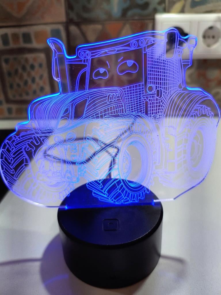 John Deere 3D Illusion lamp, Verzamelen, Ophalen of Verzenden, Zo goed als nieuw, Lichtbak of (neon) lamp