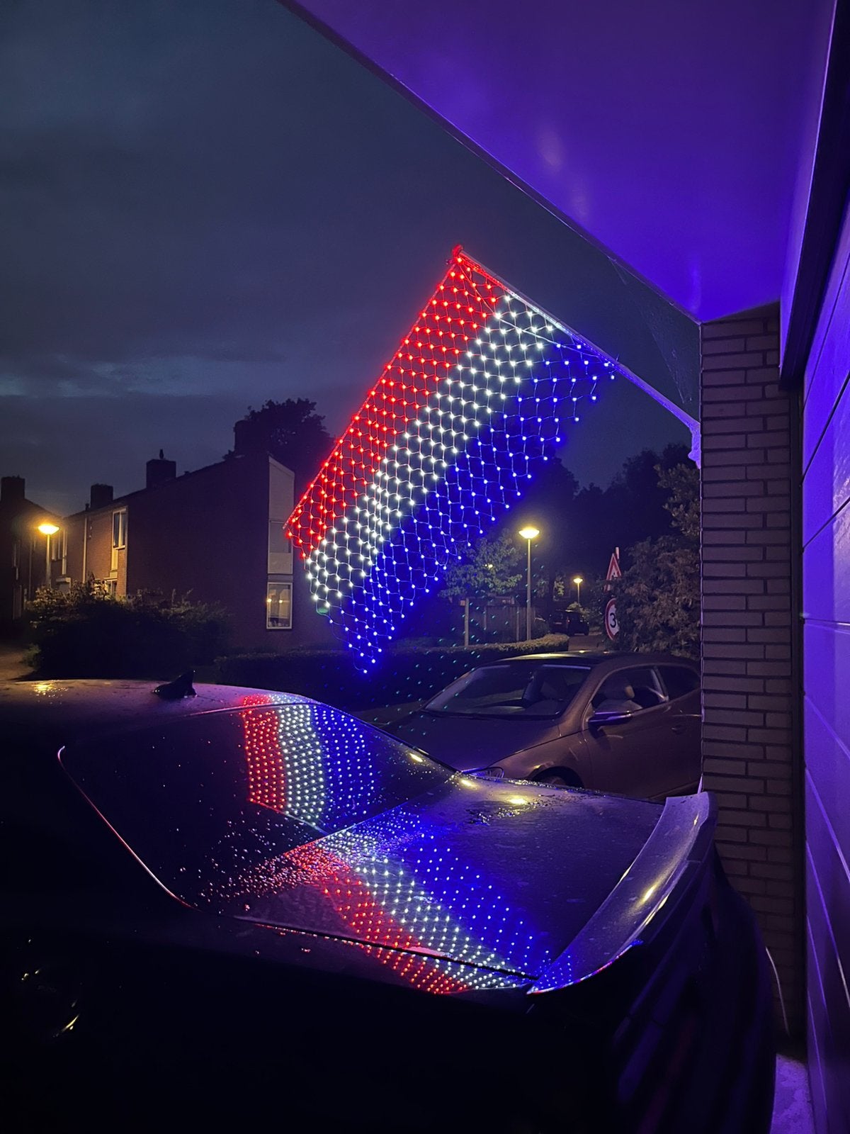 Nederlandse vlag LED lampen - Oranje versiering, Ophalen of Verzenden, Nieuw, Versiering, Oranje of Koningsdag