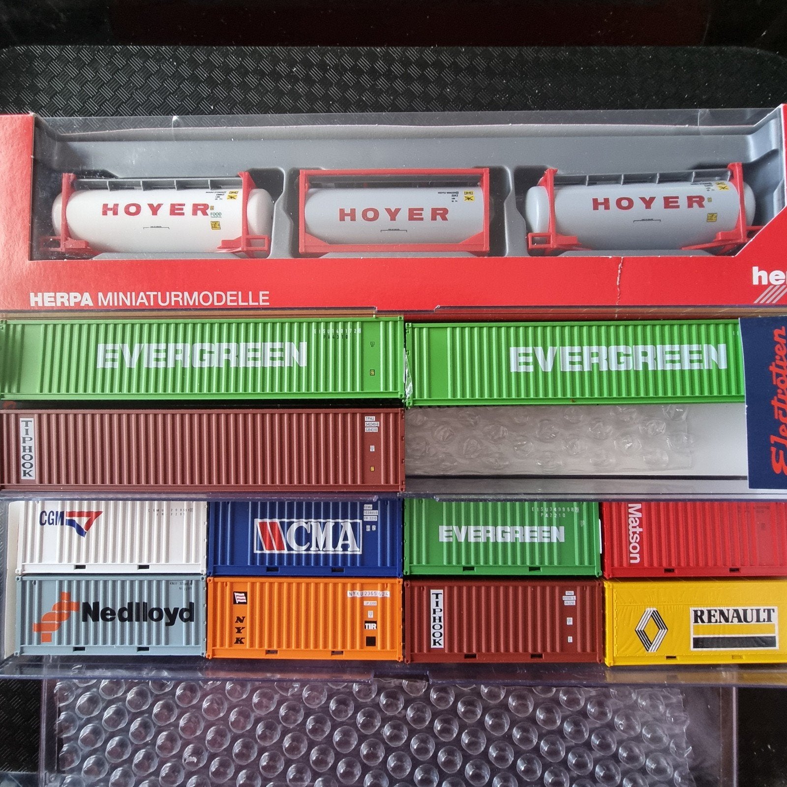 CONHTAINER DIVERS 1:87-H0, Ophalen of Verzenden, Zo goed als nieuw, Wagon, Overige merken