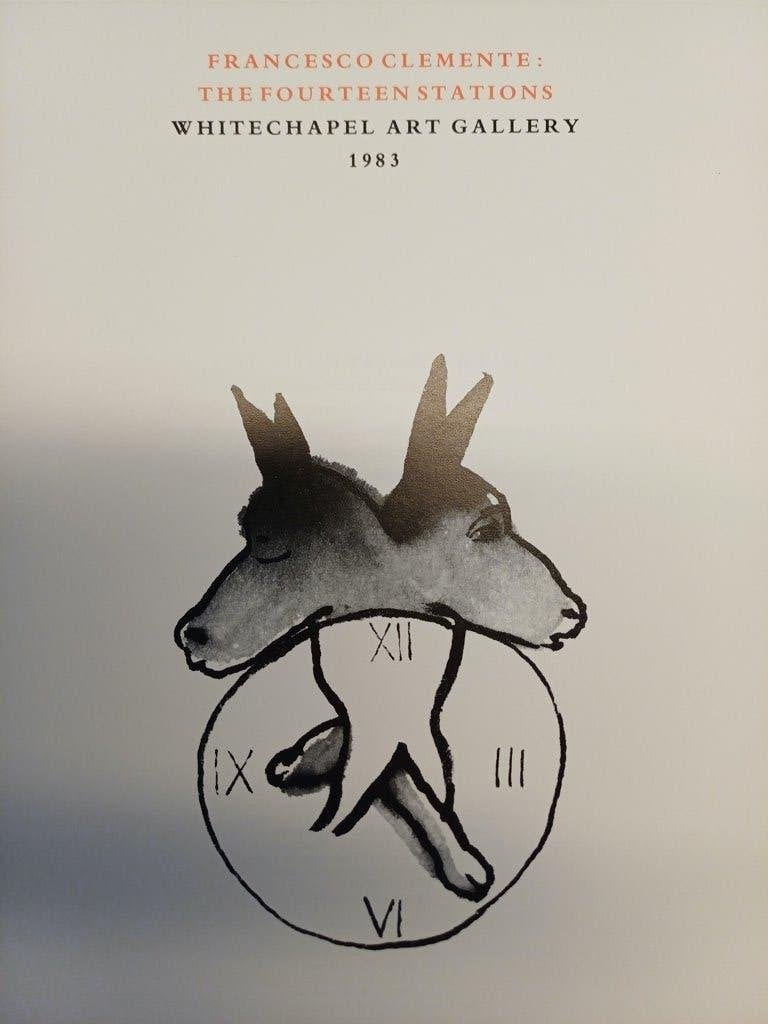 catalogus Francesco Clemente; The fourteen stations 1983, Ophalen of Verzenden, Zo goed als nieuw