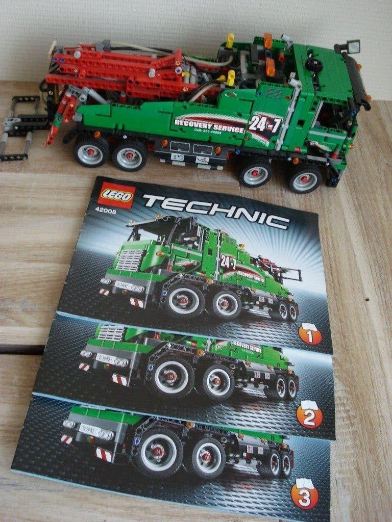 LEGO SUPER   SLEEPAUTO  NR  42008, Lego, Ophalen of Verzenden, Zo goed als nieuw, Complete set