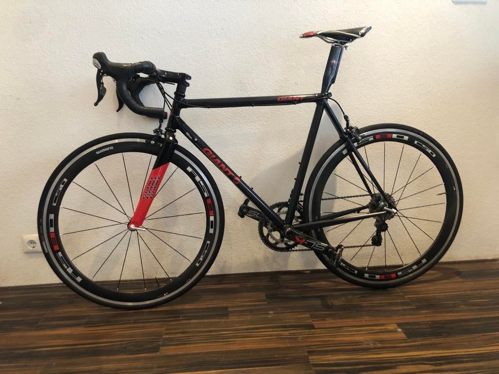 Giant Carbon racefiets moderne Shimano 105 Groepset, Ophalen, 28 inch, Gebruikt, Carbon