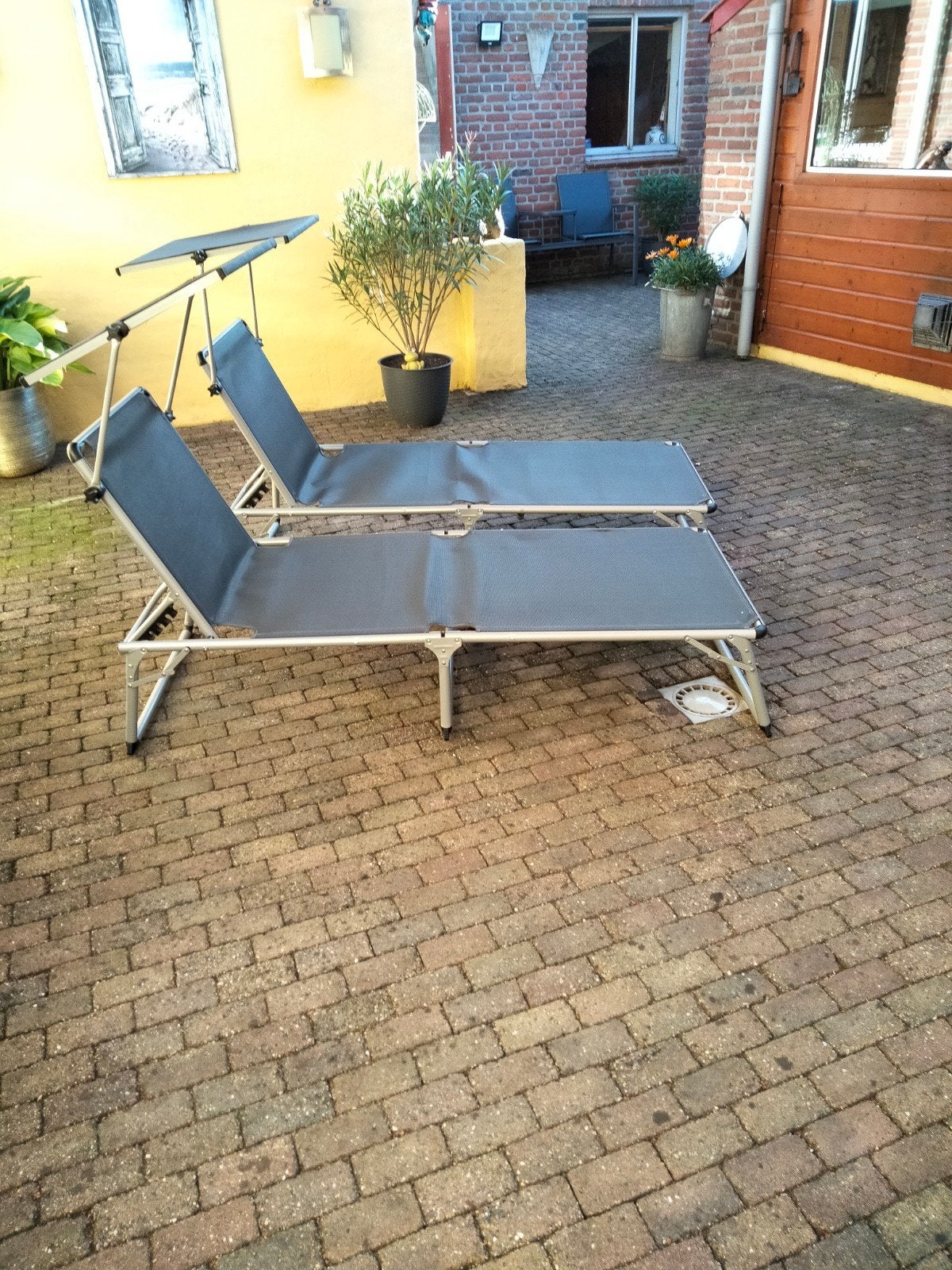 ligbedden, Tuin en Terras, Ophalen, Zo goed als nieuw, Aluminium