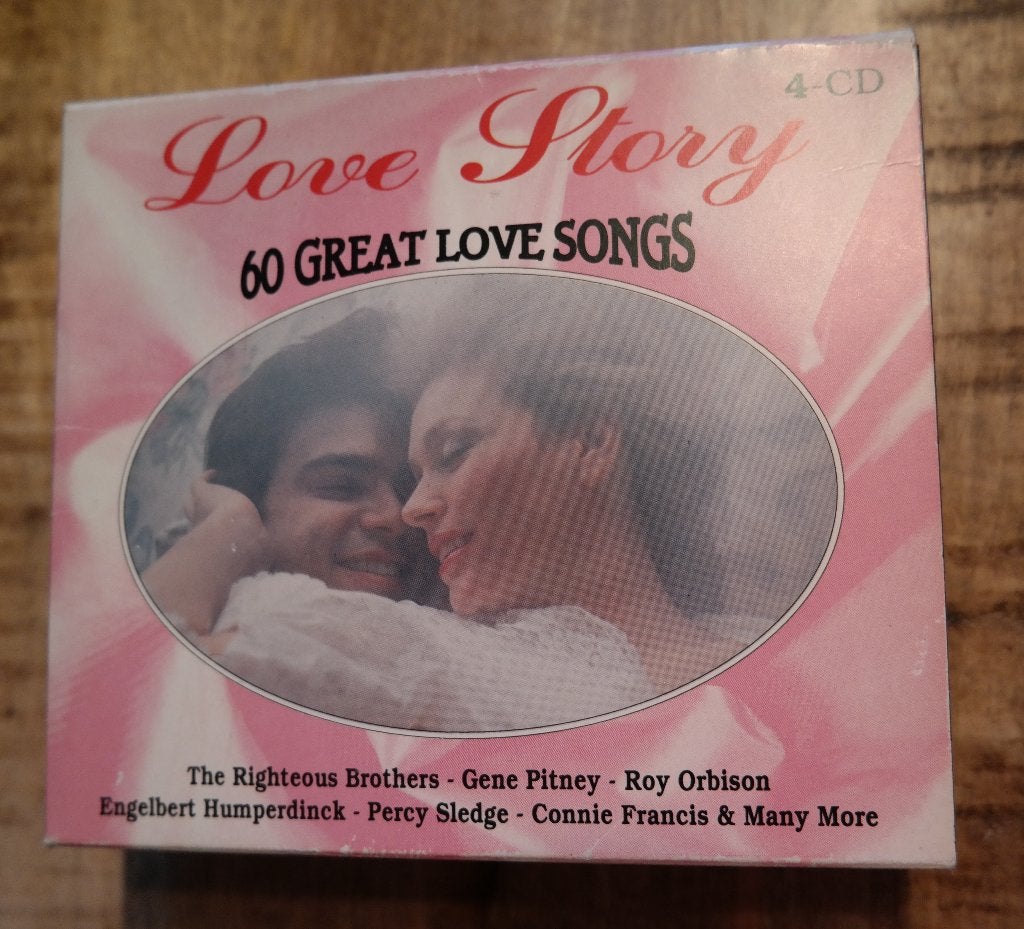 Love Story: 60 Great Love Songs 4-cd, Cd's en Dvd's, Ophalen of Verzenden, Gebruikt, Pop, Boxset
