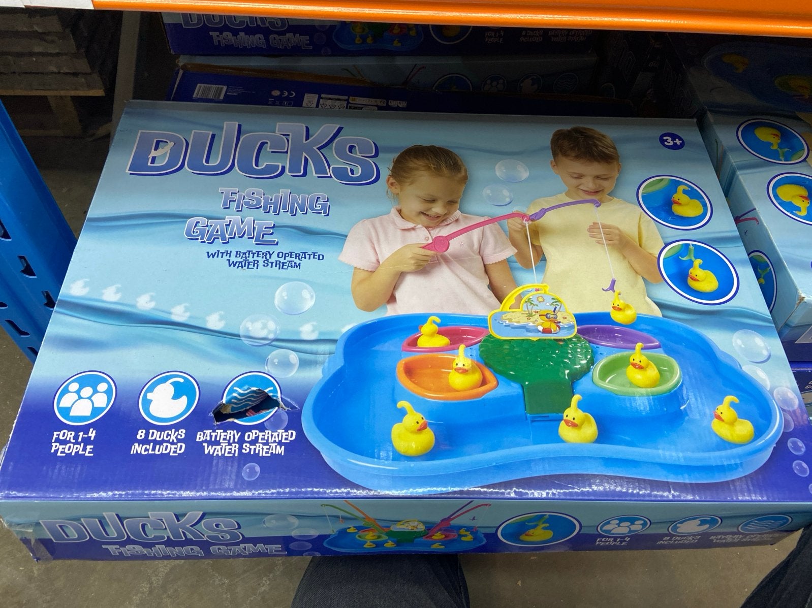 Eendjes Vissen Spel - Batterij Aangedreven Waterbaan, ., Jongen of Meisje, Nieuw, Ophalen of Verzenden