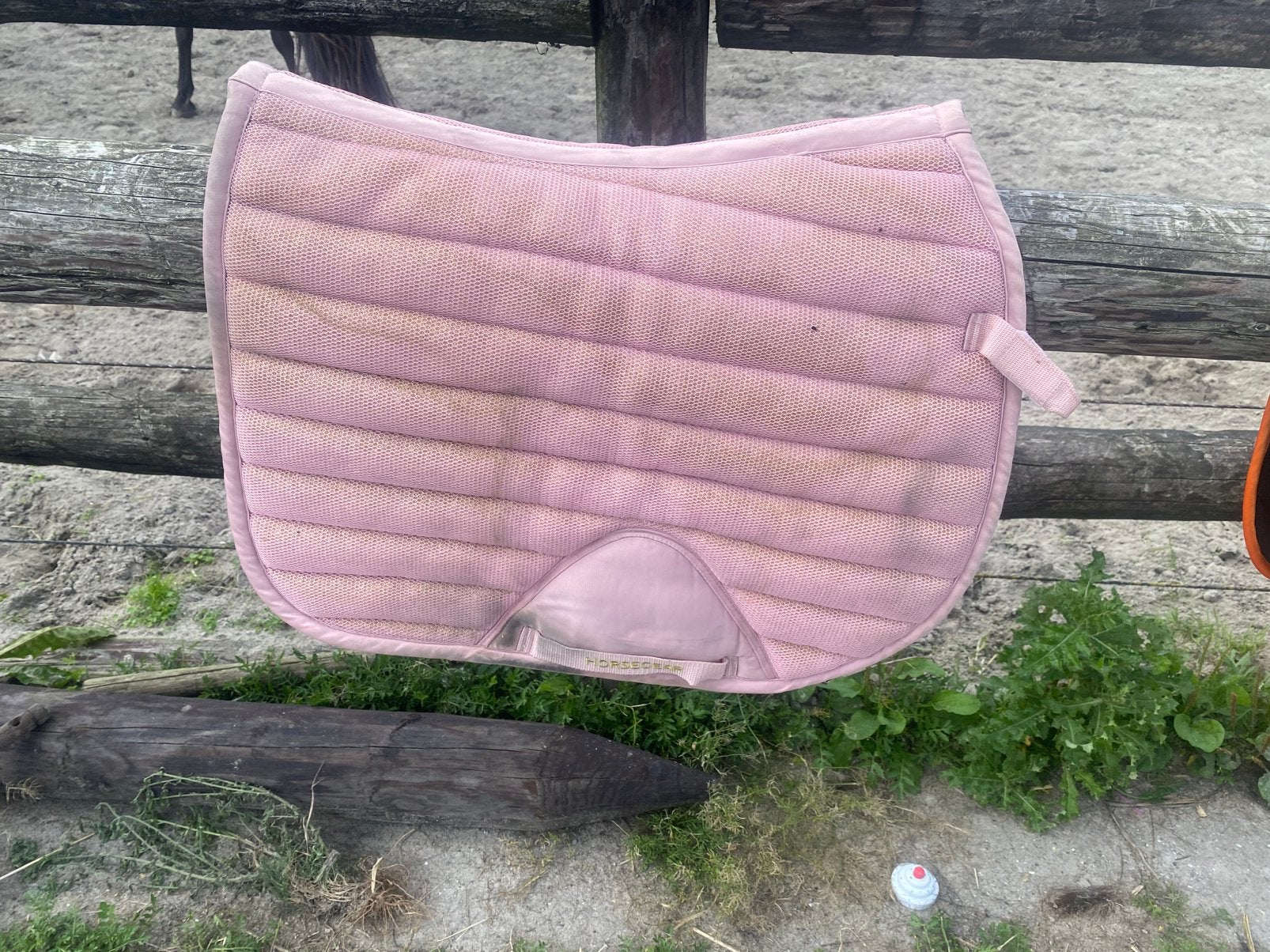 Mooi lichtroze zadeldekje, Dieren en Toebehoren, Ophalen of Verzenden, Zo goed als nieuw, Pony (P), Roze