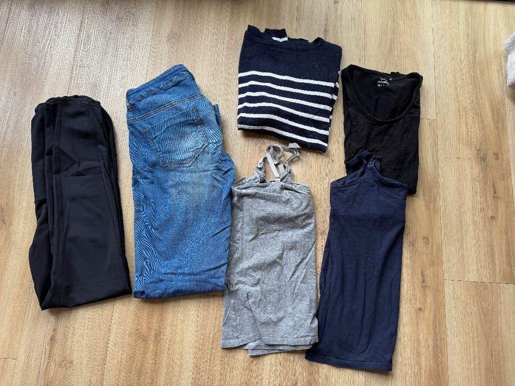 Zwangerschapskleding - broek, voedingstops, sportlegging, Kleding | Dames, H&M, Zwart, Ophalen of Verzenden, Maat 36 (S)