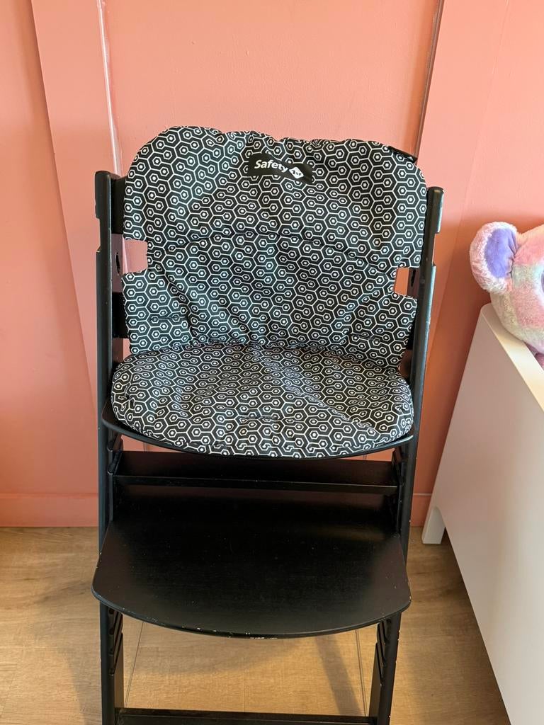 Safety 1st zwart, Ophalen, Gebruikt, Meegroeistoel