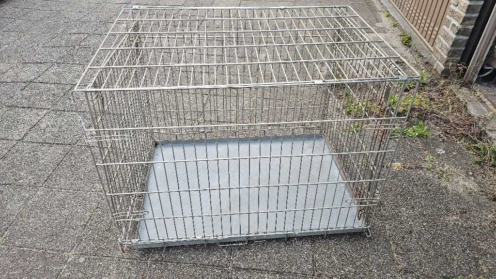 Metalen opvouwbare hondenmand xxl, Ophalen, Gebruikt, Overige