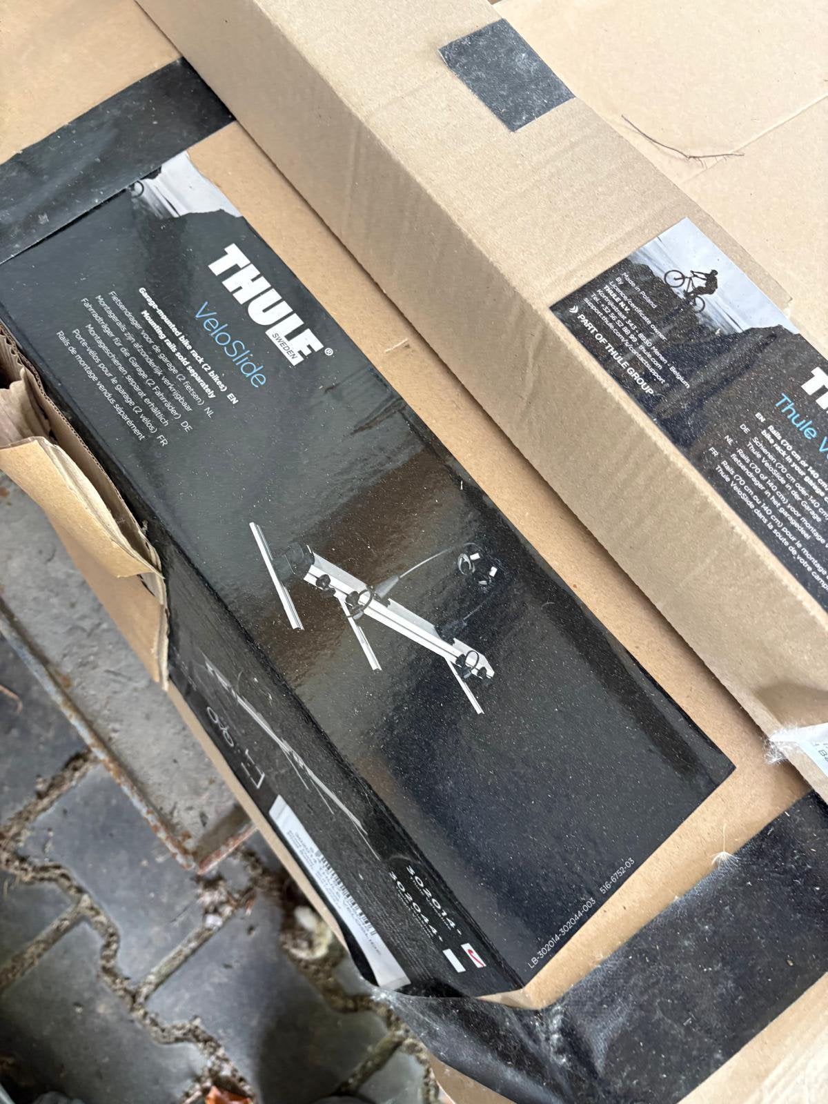 Thule fietsendrager voor camper, Caravans en Kamperen, Camper-accessoires, Ophalen, Zo goed als nieuw