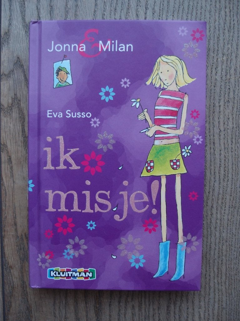 Kluitman Jonna & Milan meisjes boek Ik mis je!, Boeken, Ophalen of Verzenden, Zo goed als nieuw, Eva Susso, Fictie