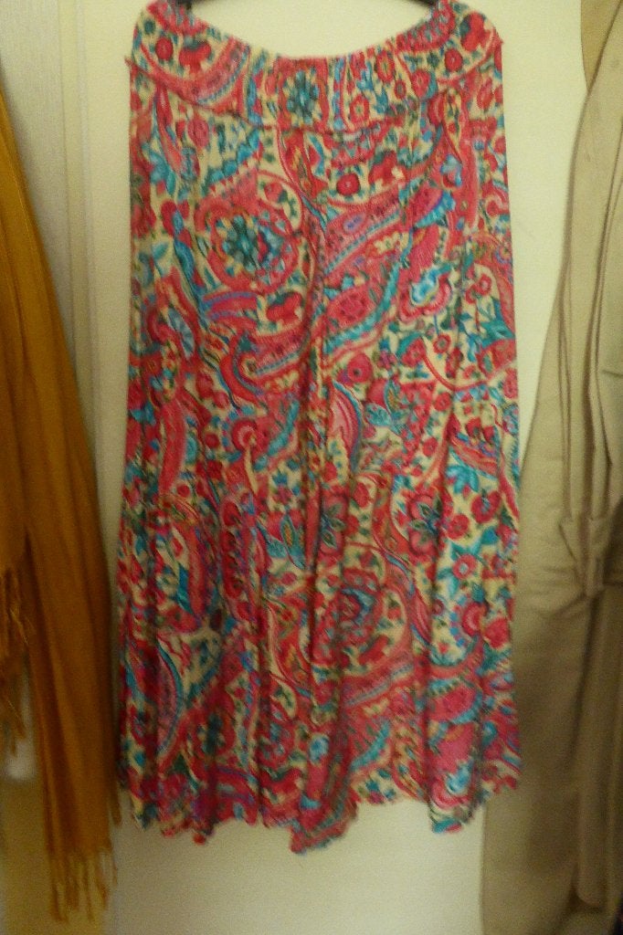 Fleurige, elegante broekrok, Overige kleuren, Maat 42/44 (L), Ophalen of Verzenden, Zo goed als nieuw