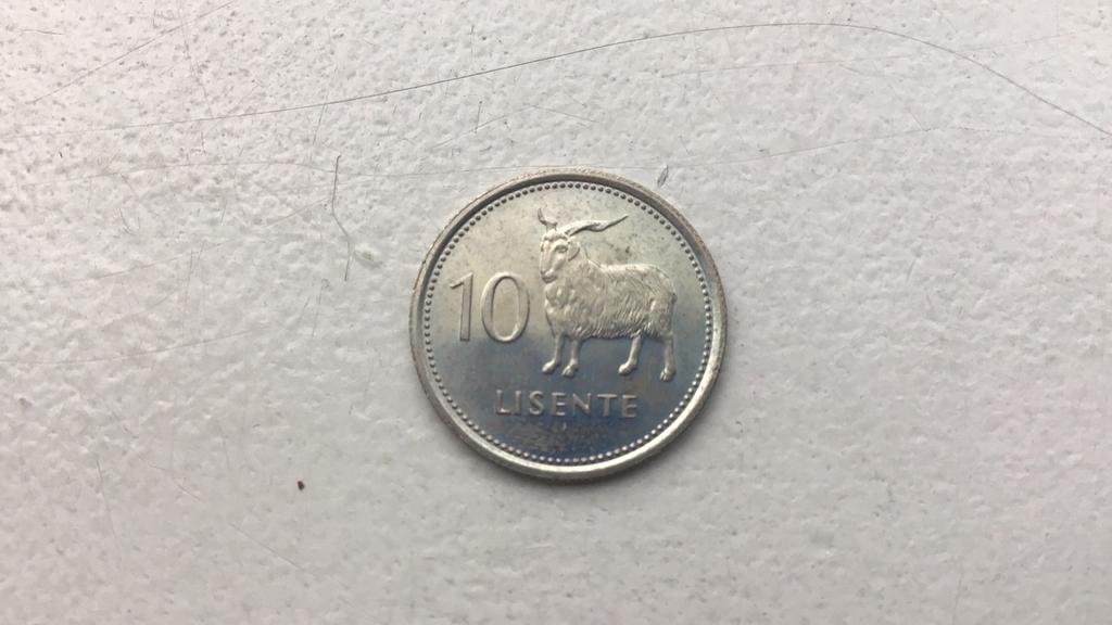 Lesotho 10 lisente 1979., Postzegels en Munten, Munten | Afrika, Ophalen of Verzenden, Overige landen