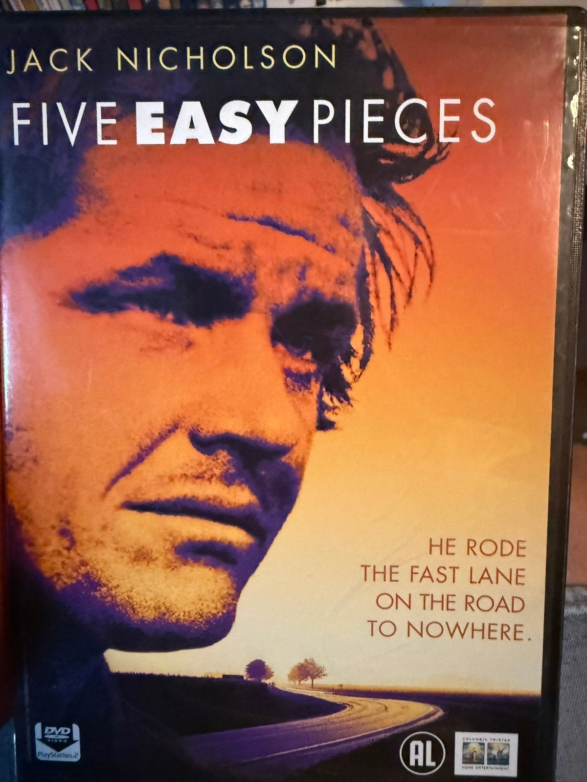 Five easy pieces dvd, Alle leeftijden, Ophalen of Verzenden, 1980 tot heden, Zo goed als nieuw