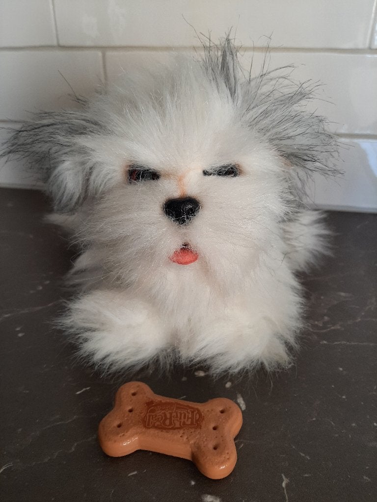 FurReal Friends Tiger Electronics Hasbro Puppy Dog Grijs-Wit, Ophalen of Verzenden, Nieuw, Elektronica, Met geluid