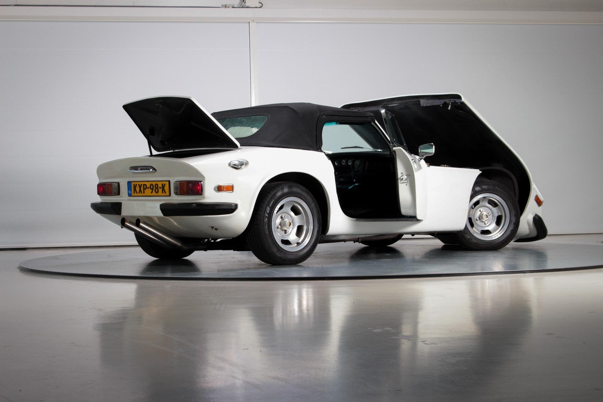 TVR 3000 S Cabrio, Auto's, Achterwielaandrijving, Gebruikt, Zwart, Wit
