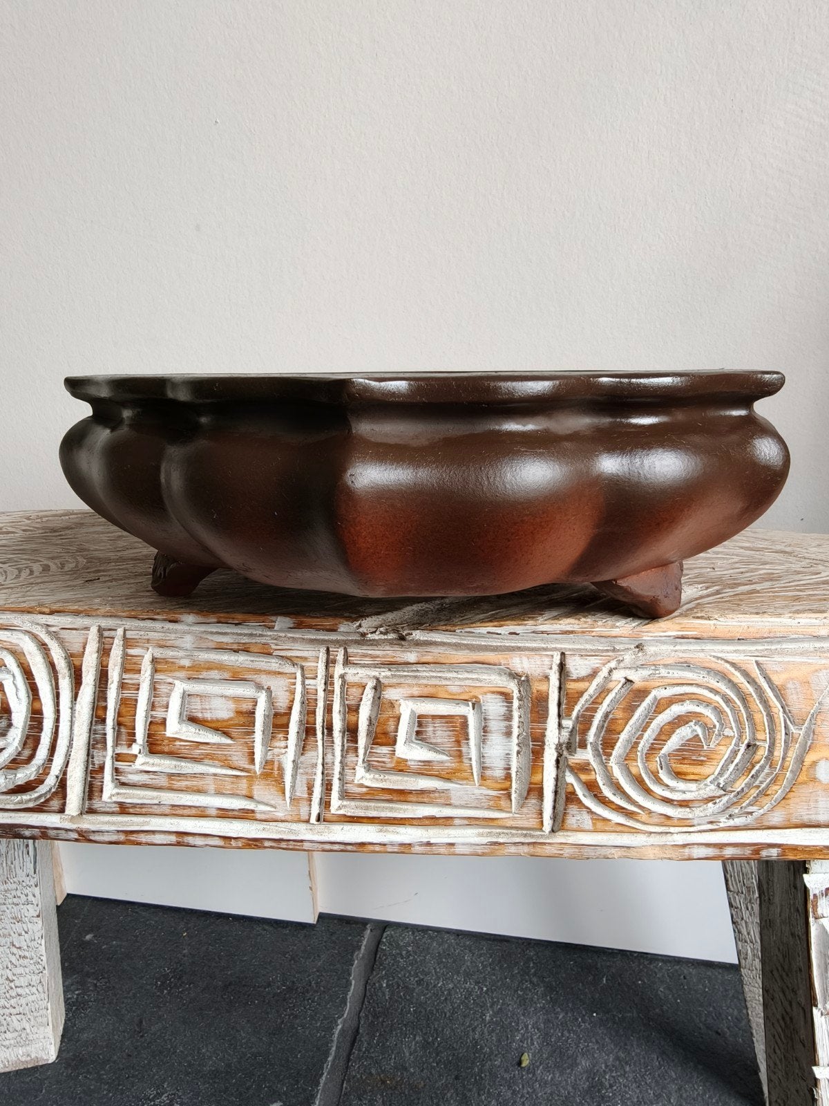 Bonsai pot 26 hoogte 8cm, ., Ophalen of Verzenden, ., Aardewerk