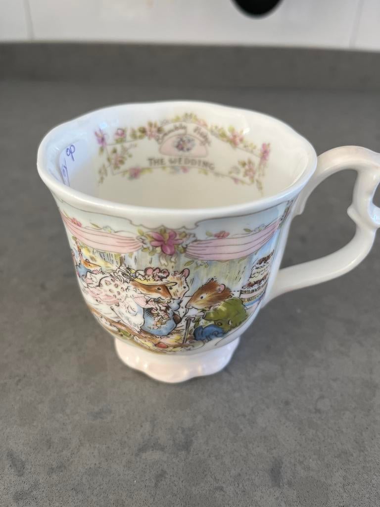 Royal Doulton The Wedding Beker - Brambly Hedge Gift Collect, Ophalen of Verzenden