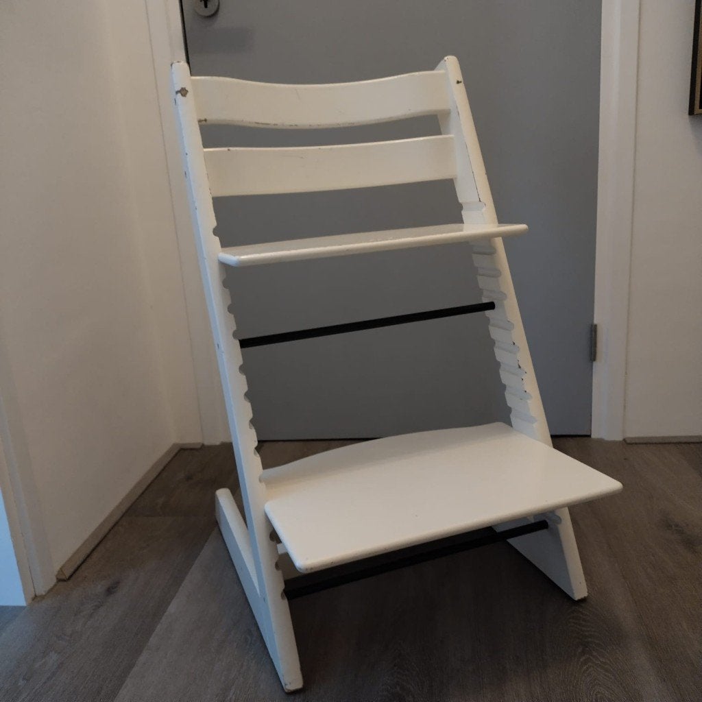 Stokke Tripp Trapp meegroei stoel en/of diverse accessoires, Ophalen, Gebruikt, Meegroeistoel, Aanschuifbaar