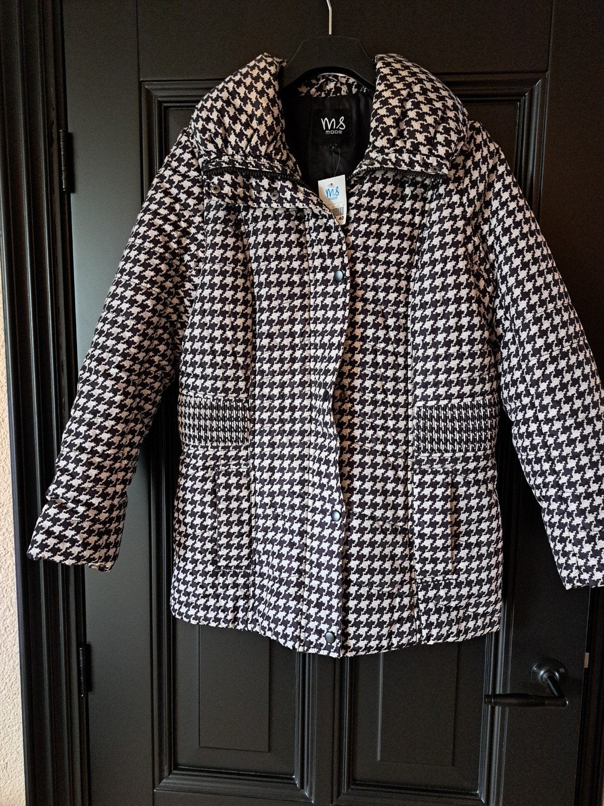 DAMES JAS NIEUW MAAT 40 MS MODE, Kleding | Dames, Jassen | Winter, Ophalen of Verzenden, Nieuw, Maat 38/40 (M), Zwart