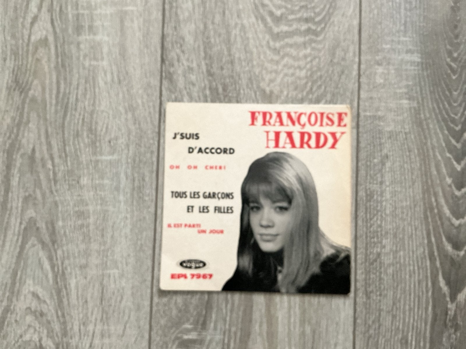 Françoise Hardy EP J'suis D'accord Vogue Franse Persing Mint, 7 inch, Ophalen of Verzenden, Zo goed als nieuw, Pop