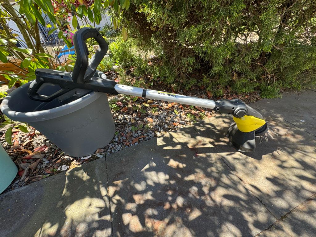 Kärcher WRE 18-55 Accu Onkruidborstel met 3 extra borstels, Ophalen, Gebruikt, Accu