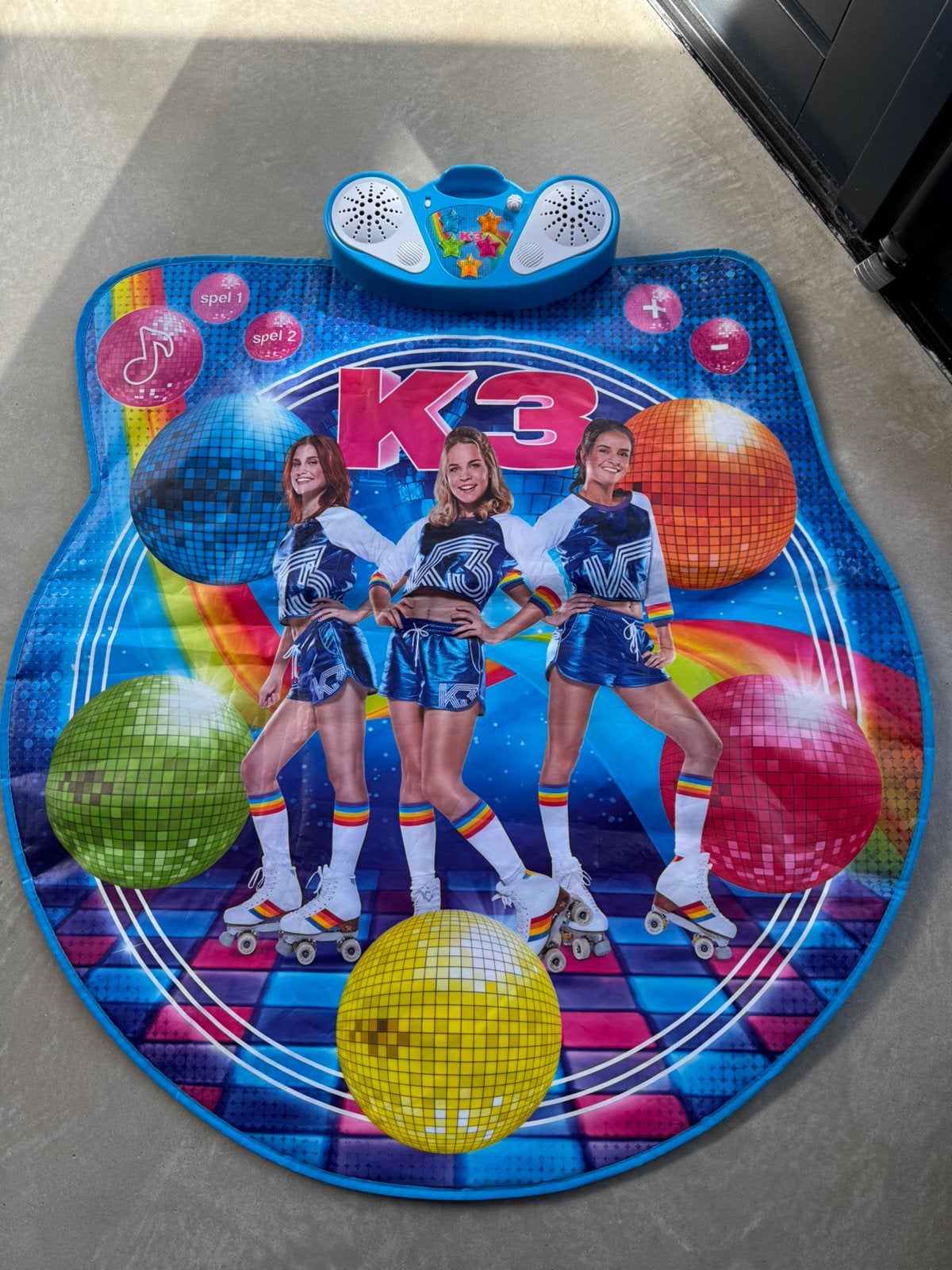K3 dansmat Rollerdisco, Ophalen of Verzenden, Zo goed als nieuw
