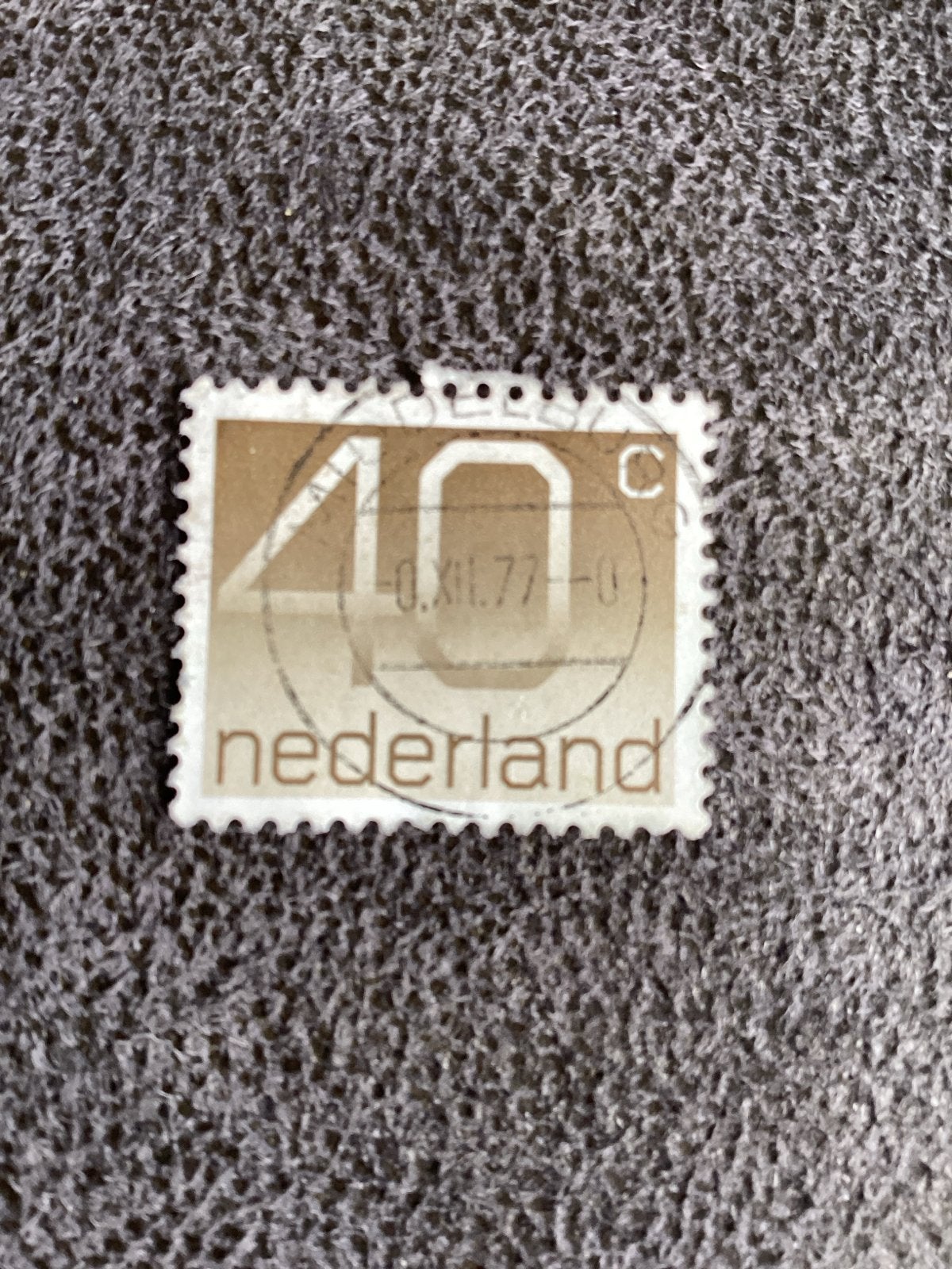 Nederlandse postzegel 40 cent - Middelburg, Postzegels en Munten, Ophalen of Verzenden, Na 1940, Gestempeld